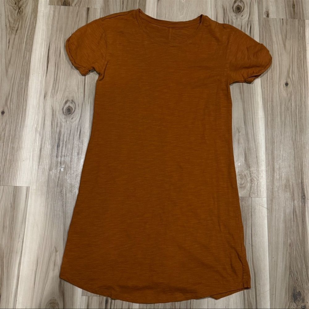 Anthropologie Daily Ritual Tan T-Shirt Dress Women’s Small